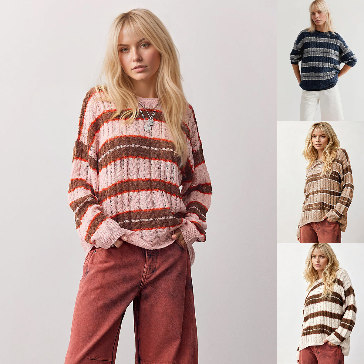 Striped Knit Sweater — Color que toma posición | ATELIER NOVA