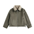 Fleece Lined Zip Coat — Calidez con intención | ATELIER NOVA