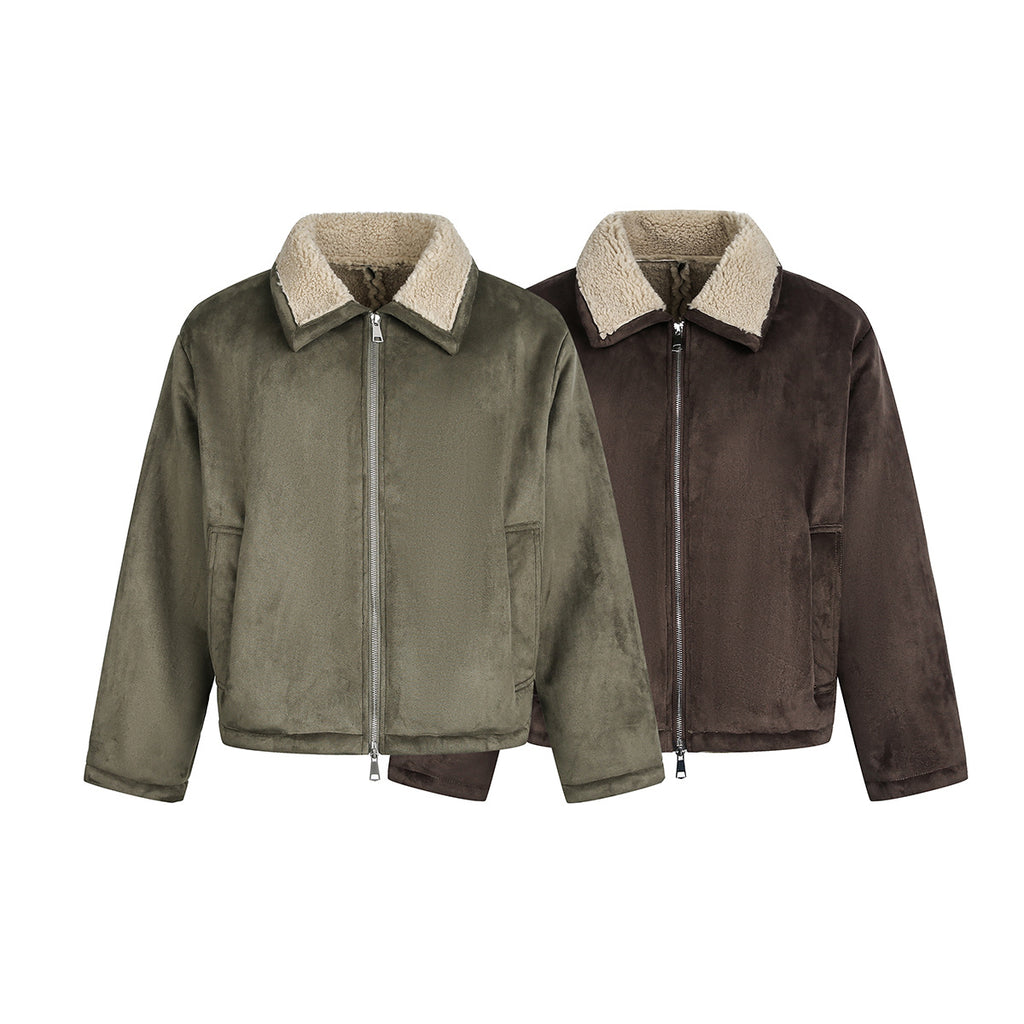 Fleece Lined Zip Coat — Calidez con intención | ATELIER NOVA
