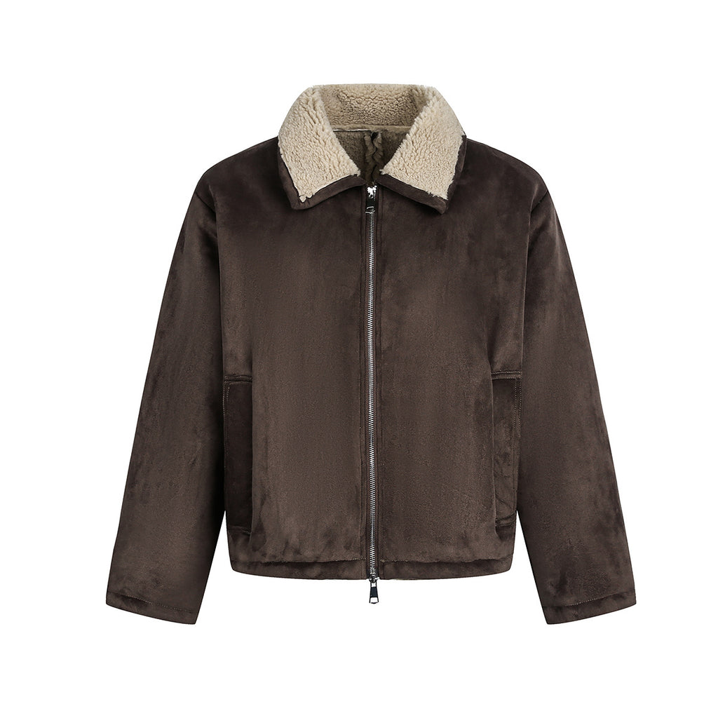 Fleece Lined Zip Coat — Calidez con intención | ATELIER NOVA