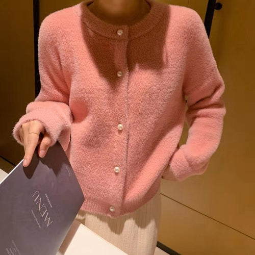 Cardigan de Punto Faux Mink — Suavidad de lujo, calidez real | ATELIER NOVA