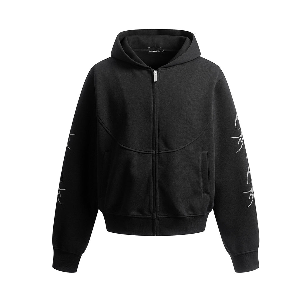 Zipper hoodie for men
