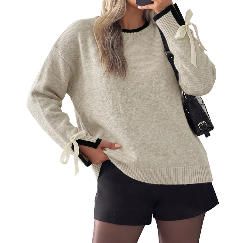 Bow Cuff Knit Sweater — El detalle que enamora | ATELIER NOVA