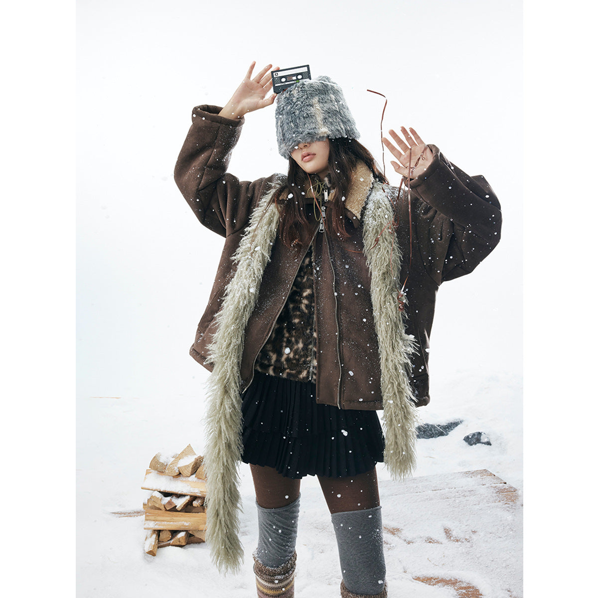 Fleece Lined Zip Coat — Calidez con intención | ATELIER NOVA